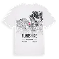 Flintshire karta t-shirt