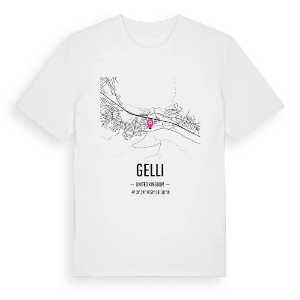 Gelli karta t-shirt – ekologisk bomull t-shirt från Pinshirt