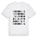 Honddu Isaf ordlek t-shirt