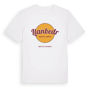 Llanbedr cirkel t-shirt – ekologisk bomull t-shirt från Pinshirt