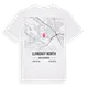 Llandaff North karta t-shirt