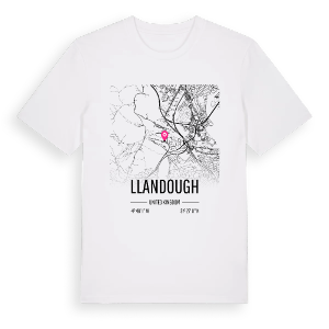 Llandough karta t-shirt – ekologisk bomull t-shirt från Pinshirt