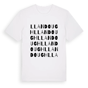 Llandough ordlek t-shirt – ekologisk bomull t-shirt från Pinshirt