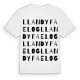 Llandyfaelog ordlek t-shirt