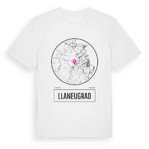 Llaneugrad t-shirt – ekologisk bomull t-shirt från Pinshirt