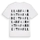 Llanfair Mathafarn Eithaf ordlek t-shirt