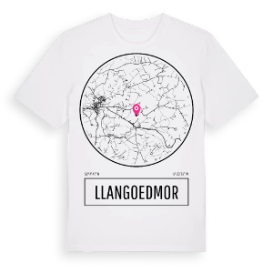 Llangoedmor t-shirt – ekologisk bomull t-shirt från Pinshirt