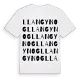 Llangynog ordlek t-shirt
