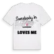 Någon i Llanrumney älskar mig t-shirt