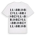 Llanrumney ordlek t-shirt