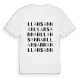Llansannan ordlek t-shirt