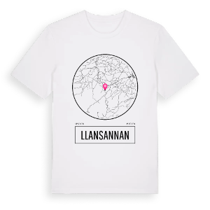 Llansannan t-shirt – ekologisk bomull t-shirt från Pinshirt