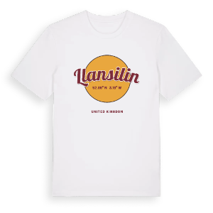 Llansilin cirkel t-shirt – ekologisk bomull t-shirt från Pinshirt