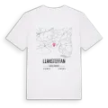 Llansteffan karta t-shirt