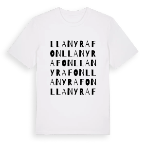 Llanyrafon ordlek t-shirt – ekologisk bomull t-shirt från Pinshirt