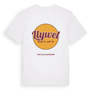 Llywel cirkel t-shirt – ekologisk bomull t-shirt från Pinshirt
