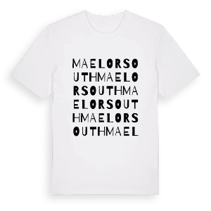 Maelor South ordlek t-shirt – ekologisk bomull t-shirt från Pinshirt