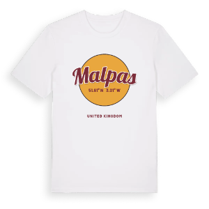 Malpas cirkel t-shirt – ekologisk bomull t-shirt från Pinshirt