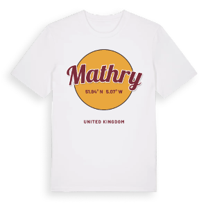 Mathry cirkel t-shirt – ekologisk bomull t-shirt från Pinshirt