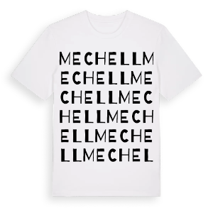 Mechell ordlek t-shirt – ekologisk bomull t-shirt från Pinshirt
