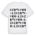 Merthyr Vale ordlek t-shirt