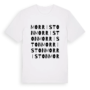 Morriston ordlek t-shirt – ekologisk bomull t-shirt från Pinshirt