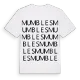 Mumbles ordlek t-shirt