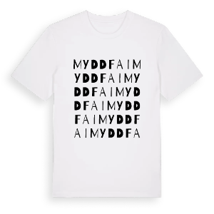 Myddfai ordlek t-shirt – ekologisk bomull t-shirt från Pinshirt