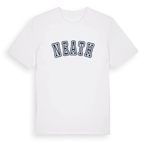 Neath college t-shirt – ekologisk bomull t-shirt från Pinshirt