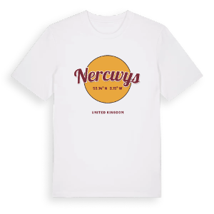 Nercwys cirkel t-shirt – ekologisk bomull t-shirt från Pinshirt