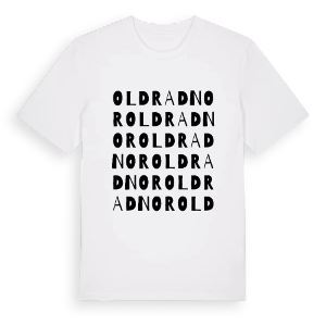 Old Radnor ordlek t-shirt – ekologisk bomull t-shirt från Pinshirt