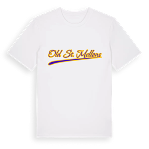 Old St. Mellons baseball t-shirt – ekologisk bomull t-shirt från Pinshirt