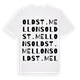 Old St. Mellons ordlek t-shirt