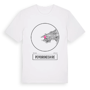 Pembrokeshire t-shirt – ekologisk bomull t-shirt från Pinshirt