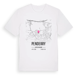 Penderry karta t-shirt – ekologisk bomull t-shirt från Pinshirt