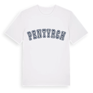 Pentyrch college t-shirt – ekologisk bomull t-shirt från Pinshirt