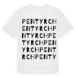 Pentyrch ordlek t-shirt – ekologisk bomull t-shirt från Pinshirt