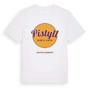 Pistyll cirkel t-shirt – ekologisk bomull t-shirt från Pinshirt