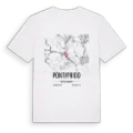 Pontypridd karta t-shirt