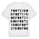 Port Eynon ordlek t-shirt