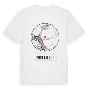 Port Talbot t-shirt – ekologisk bomull t-shirt från Pinshirt