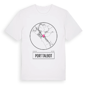 Port Talbot t-shirt – ekologisk bomull t-shirt från Pinshirt