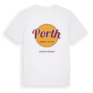 Porth cirkel t-shirt – ekologisk bomull t-shirt från Pinshirt