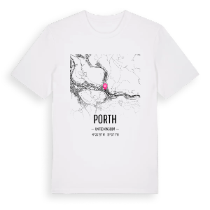 Porth karta t-shirt – ekologisk bomull t-shirt från Pinshirt