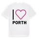 Jag älskar Porth t-shirt stort tryck