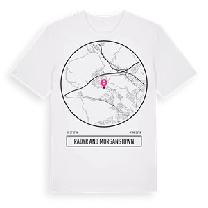 Radyr and Morganstown t-shirt – ekologisk bomull t-shirt från Pinshirt