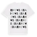 Rhiwbina ordlek t-shirt