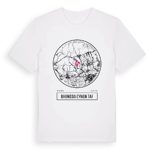 Rhondda Cynon Taf t-shirt – ekologisk bomull t-shirt från Pinshirt