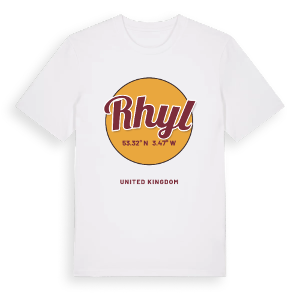 Rhyl cirkel t-shirt – ekologisk bomull t-shirt från Pinshirt