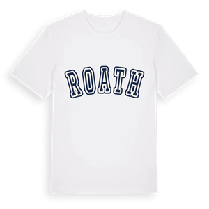 Roath college t-shirt – ekologisk bomull t-shirt från Pinshirt